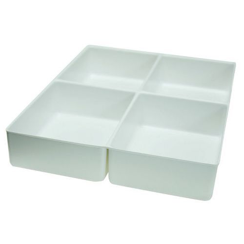 Rasterbord met vakken voor ladebak, Totale hoogte: 60 mm, Totale breedte: 250 mm, Totale lengte: 340 mm