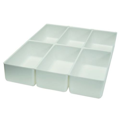Rasterbord met vakken voor ladebak, Totale hoogte: 60 mm, Totale breedte: 250 mm, Totale lengte: 340 mm