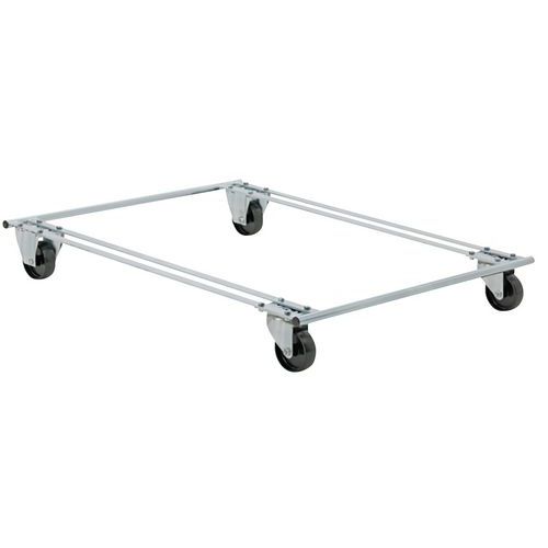Plateau roulant pour demi-palette 600x400 mm  - Capacité 500 kg
