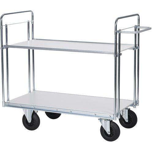 Wagen voor zware lasten - 2 plateaus - Draagvermogen 500 kg