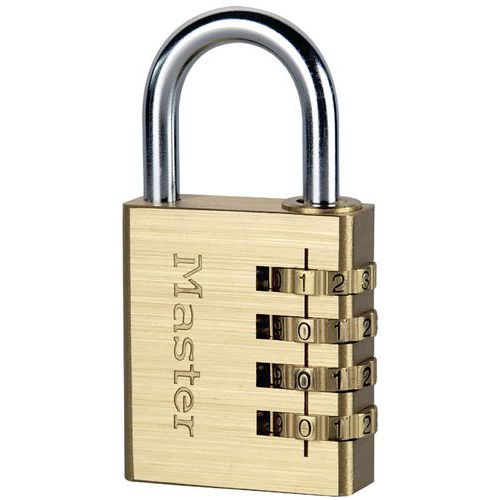Hangslot met cijfercombinatie Masterlock - combinatie met 4 cijfers Hangslot met cijfercombinatie Masterlock - combinatie met 4 cijfers