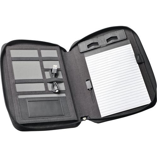 Schrijfmap A5 Smart organizer met powerbank Schrijfmap A5 Smart organizer met powerbank