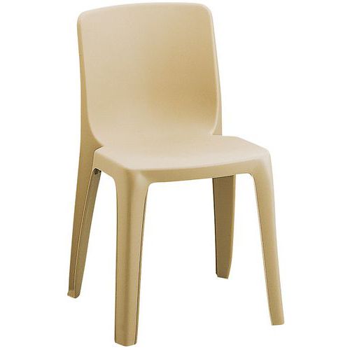 Chaise empilable DENVER, M4, beige - Grosfillex