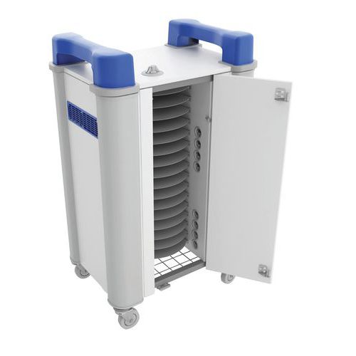 Oplaadwagen Tabcabby Compact voor horizontale opslag – Lapcabby