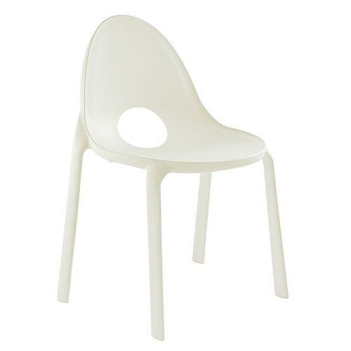 Stoel Drop, Type onderstel: 4 poten, Type voet: Stoeldoppen, Zitting materiaal: Polyethyleen