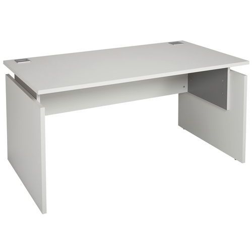Bureau droit Linéo blanc Simmob