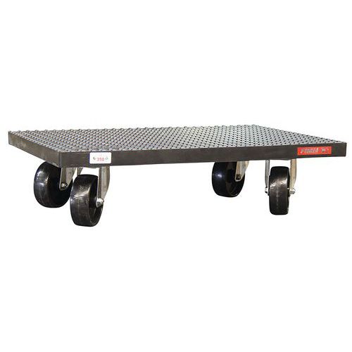 Rolplateau met rubberen mat - Draagvermogen 210 tot 500 kg - Fimm