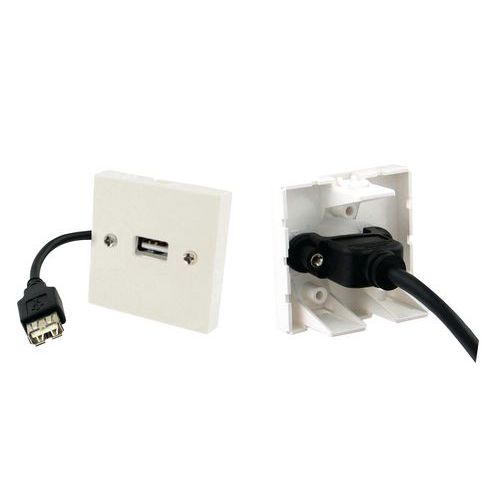 USB-frontplaat voor contactdoosmontage USB-frontplaat voor contactdoosmontage