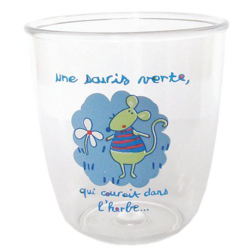 Servies Copolyester met Souris Verte afbeelding Servies Copolyester met Souris Verte afbeelding