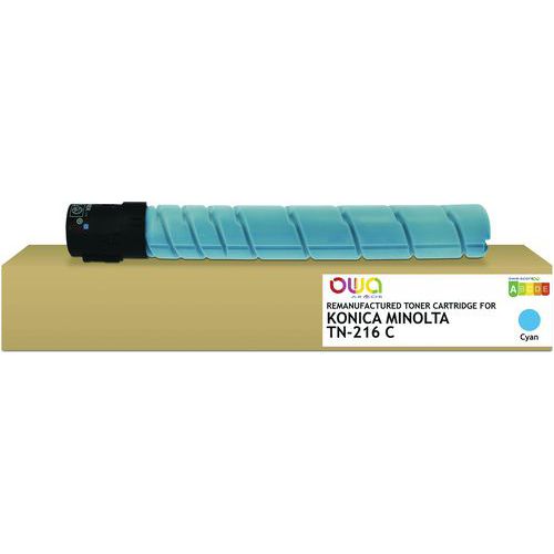 Toner refurbished Konica Minolta TN216 - Cyaan - OWA