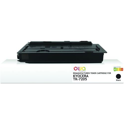 Toner refurbished Kyocera TK7205 - Zwart - OWA
