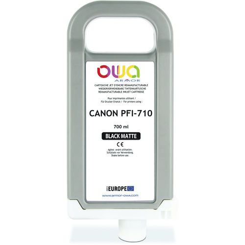 Inktcartridgegroot formaat refurbished Canon PFI710 - OWA