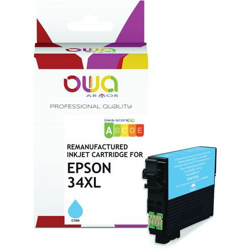 Inktcartridge refurbished Epson 34 STD-XL - OWA