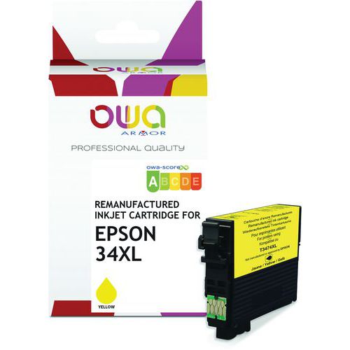 Inktcartridge refurbished Epson 34 STD-XL - OWA