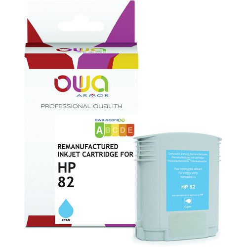 Inktcartridge refurbished HP C491A grootformaat - OWA