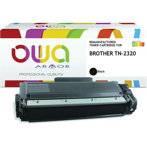 Toner refurbished Brother TN2320 - Zwart - OWA