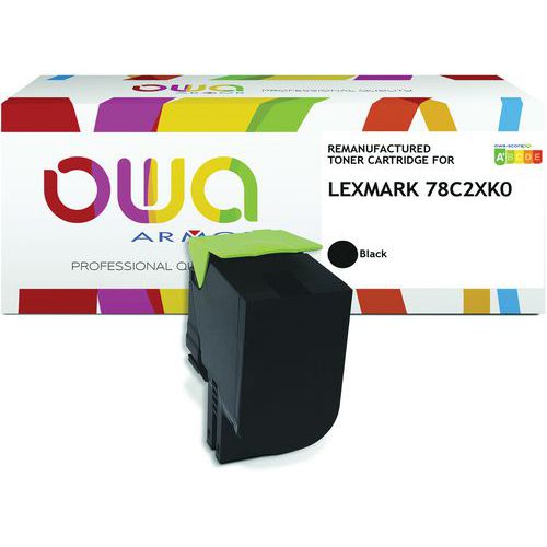 Toner refurbished hoge capaciteit Lexmark CS421 - OWA