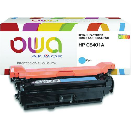 Toner refurbished HP CE401A - Cyaan - OWA