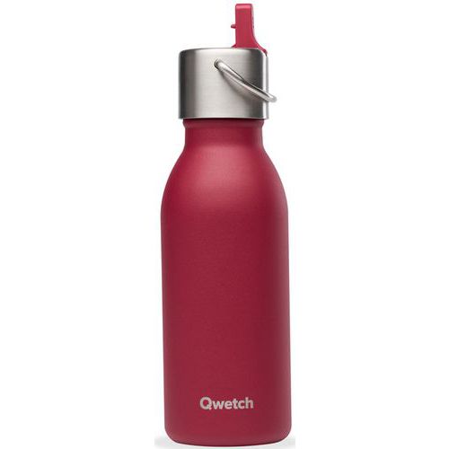 Bouteille isotherme Kids avec bouchon sport 350 mL- Qwetch