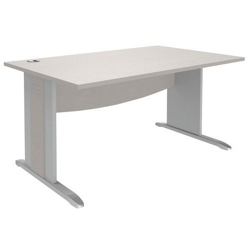 Bureaux droit pieds L bois Quatuor - Manutan Expert