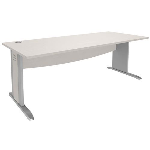 Bureaux droit pieds L bois Quatuor - Manutan Expert
