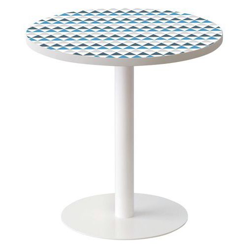 Poottafel Easy - Ø 60 cm traykleur Décor - Manutan Expert