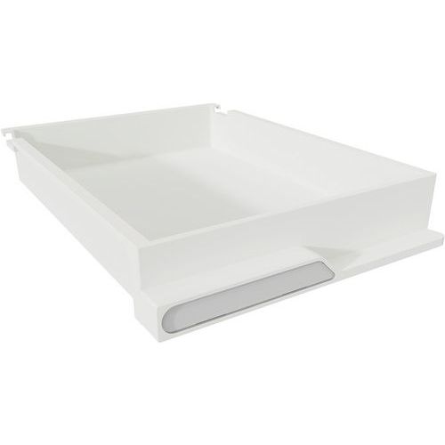 Tiroir 6cm blanc protèges étiquettes E-Clen ergonomique