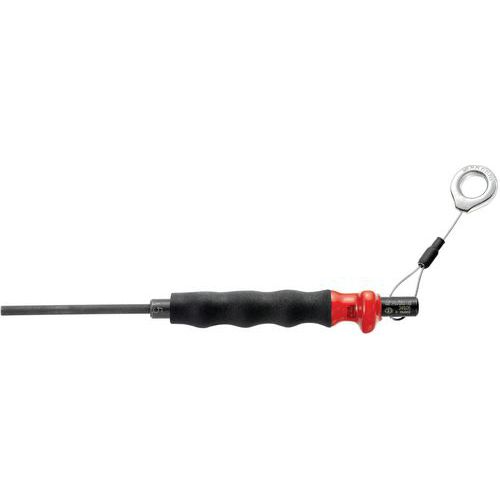 Beklede stiftuitdrijvers, Lengte: 210 mm, Type nr.: 249.G6SLS, Aantal stuks: 1, Materiaal: Staal, Ø: 12 mm