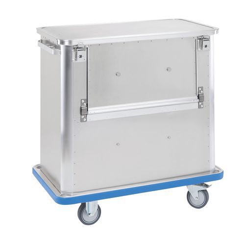 Aluminium containerwagen G®-TRANS, Max. belasting: 200 kg, Totale hoogte: 1005 mm, Totale breedte: 990 mm
