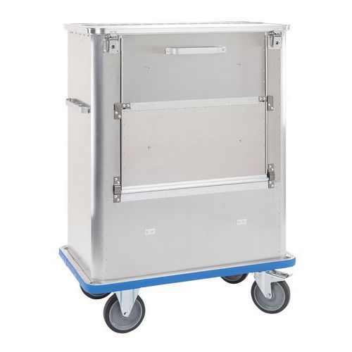 Aluminium containerwagen G®-TRANS, Max. belasting: 300 kg, Totale hoogte: 1475 mm, Totale breedte: 1090 mm