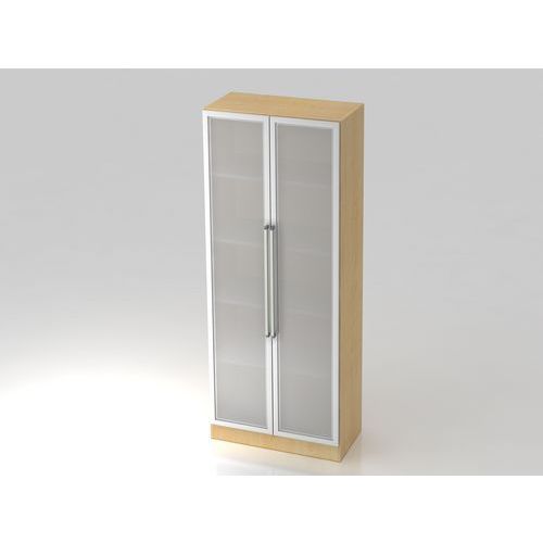 Armoire non verrouillable à portes vitrées - 5 niveaux - Hammerbacher