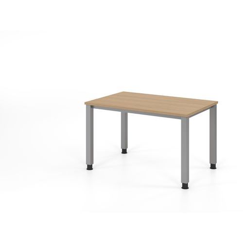 Bureau met 4 vierkant poten - 120x80 cm - Hammerbacher