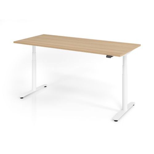 Zit- en stabureau elektrisch 180x80cm XDLR19 eik - Hammerbacher