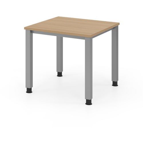 Bureau carré à 4 pieds carrés - 80x80 cm - Hammerbacher