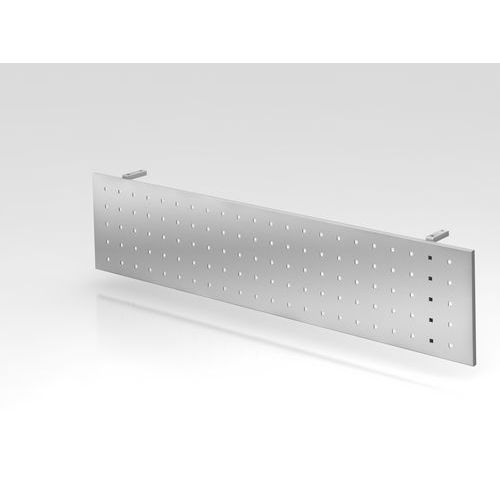Privacy paneel geperforeerd zilver serie R - Hammerbacher