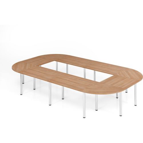 Vergadertafel set serie K - 400x240 cm - Hammerbacher