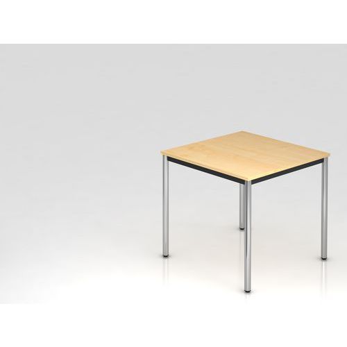 Table de réunion à pieds ronds - 80x80 cm - Hammerbacher