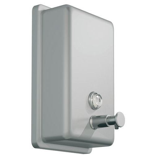 Dispenser voor gelzeep Savinox - geborsteld rvs - JVD Dispenser voor gelzeep Savinox - geborsteld rvs - JVD