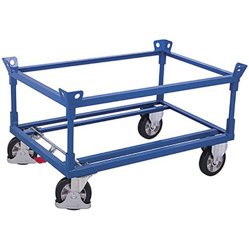 Chariot porte-palettes avec cadre rehausseé