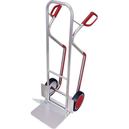 Steekwagen Aluminium met opklapbaar met schopplaat