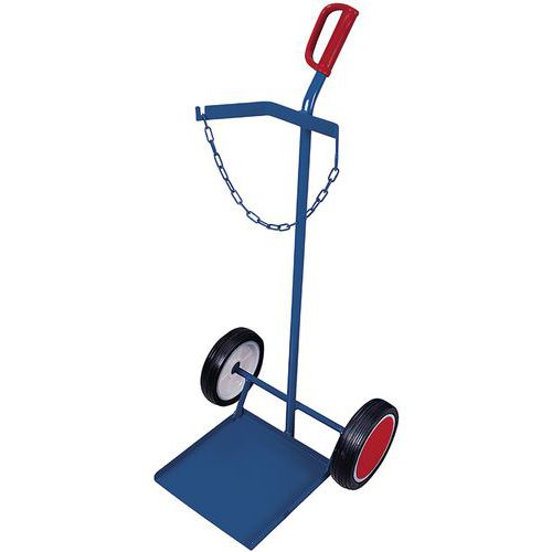 Flessensteekwagen staal voor propaangasfles, Max. belasting: 100 kg, Max. Ø gasfles: 320 mm