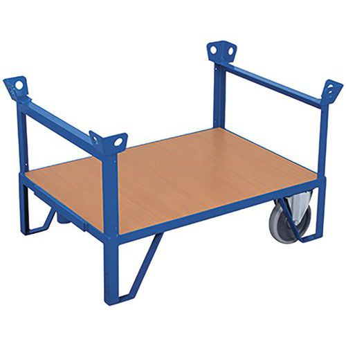 Rolplatform met 2 stapelwanden - Variofit