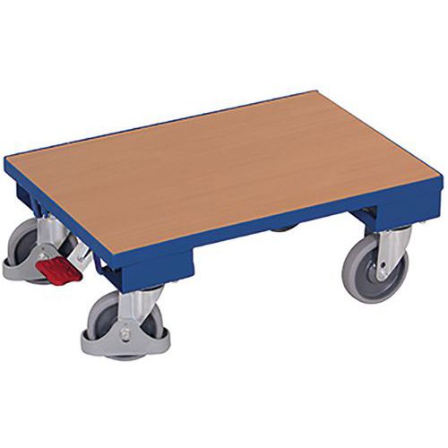 Euro-System wagen met bodem, Max. belasting: 250 kg, Totale hoogte: 235 mm, Totale breedte: 610 mm