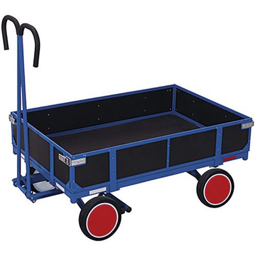Handtrekwagen met opstaande wanden - Variofit