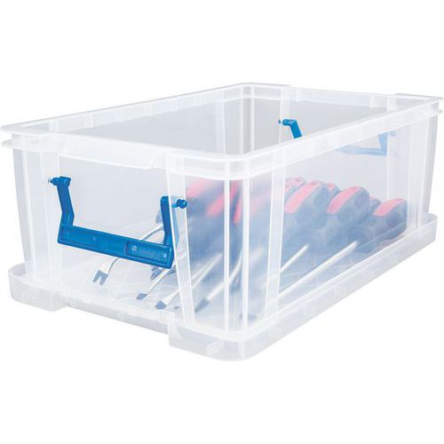 Opbergbak met deksel - Lengte 320 tot 580 mm - 10 tot 70 liter - Manutan Opbergbak met deksel - Lengte 320 tot 580 mm - 10 tot 70 liter - Manutan