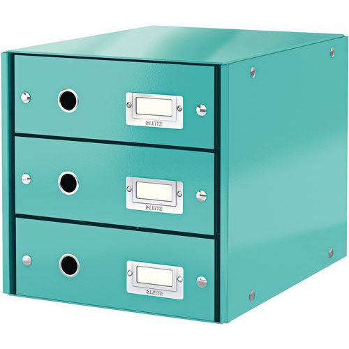 Ladekast met 3 laden Click & Store WOW - 81% gerecycled karton - Leitz