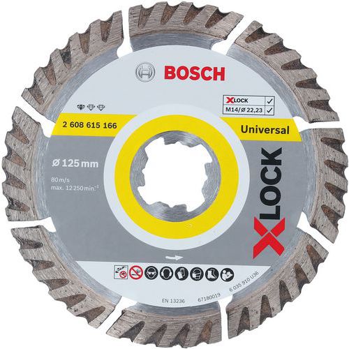 Diamantdoorslijpschijf X-lock Best for Universal - Bosch