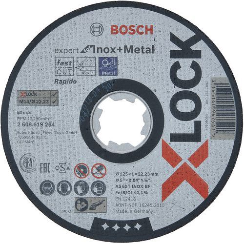 Doorslijpschijf Expert for Inox X-lock+Metal - Bosch