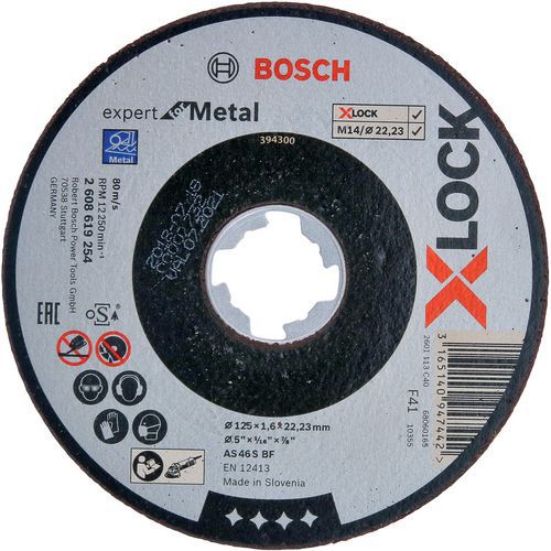 Doorslijpschijf Pro Metal X-lock - Bosch