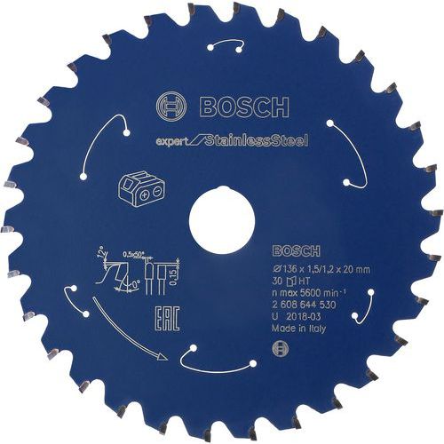 Cirkelzaagblad voor accu-ijzerzagen - Bosch